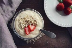 yogurt and berries