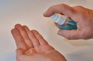 healthy hand sanitization