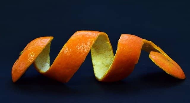 orange fruit peel for skin care